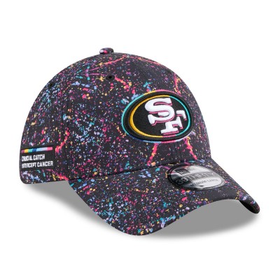 Бейсболка San Francisco 49ers New Era Black 2025 NFL Crucial Catch 39THIRTY