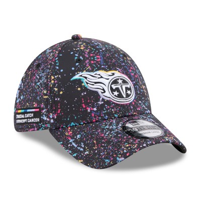 Бейсболка Tennessee Titans New Era Black 2025 NFL Crucial Catch 39THIRTY