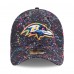 Бейсболка Baltimore Ravens New Era Black 2025 NFL Crucial Catch 39THIRTY