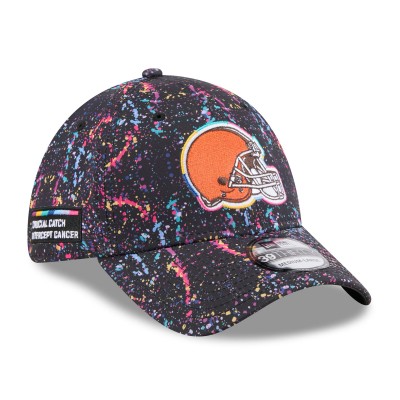 Бейсболка Cleveland Browns New Era Black 2025 NFL Crucial Catch 39THIRTY