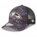 Бейсболка Baltimore Ravens New Era Black 2025 NFL Crucial Catch 9FORTY