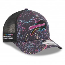 Бейсболка Buffalo Bills New Era Black 2025 NFL Crucial Catch 9FORTY