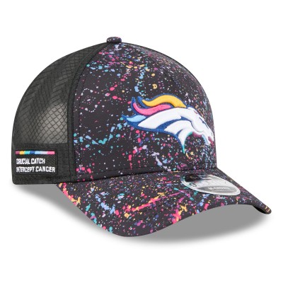 Бейсболка Denver Broncos New Era Black 2025 NFL Crucial Catch 9FORTY