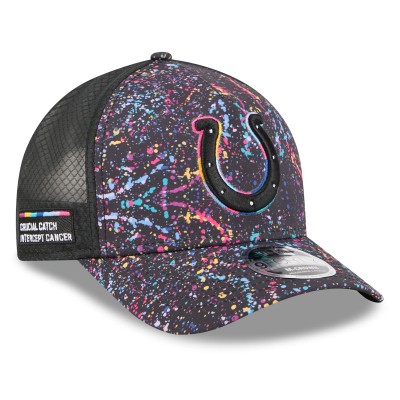 Бейсболка Indianapolis Colts New Era Black 2025 NFL Crucial Catch 9FORTY