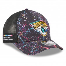 Бейсболка Jacksonville Jaguars New Era Black 2025 NFL Crucial Catch 9FORTY