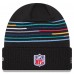 San Francisco 49ers New Era Black 2025 NFL Crucial Catch Cuffed Knit Hat