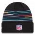 Kansas City Chiefs New Era Black 2025 NFL Crucial Catch Cuffed Knit Hat