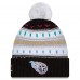 Шапка с помпоном женская Tennessee Titans New Era Black 2025 NFL Crucial Catch Шапка с помпоном женская Tennessee Titans New Era Black 2025 NFL Crucial Catch