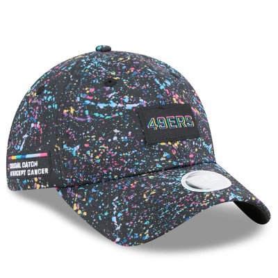 Бейсболка женская San Francisco 49ers New Era Black 2025 NFL Crucial Catch Pony Tail