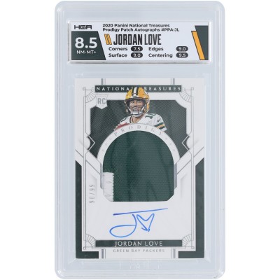 Jordan Love Green Bay Packers Autographed 2020 Panini National Treasures Prodigy RPA #PPA-JL #90/99 HGA Authenticated 8.5/10 Rookie Card