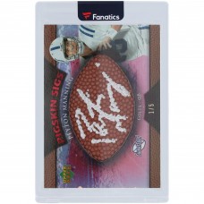 Peyton Manning Indianapolis Colts Autographed 2007 Upper Deck Sweet Spot Pigskin Sigs #SSPS-PM2 #1/5 Card