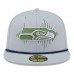 Бейсболка Seattle Seahawks New Era Wolf Gray 2025 Rivalries Collection Sideline Rope 59FIFTY