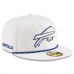 Бейсболка Buffalo Bills New Era White 2025 Rivalries Collection Sideline Rope 59FIFTY