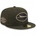 Бейсболка New York Jets New Era Gotham Green 2025 Rivalries Collection Sideline Rope 59FIFTY