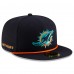Бейсболка Miami Dolphins New Era Pitch Blue 2025 Rivalries Collection Sideline Rope 59FIFTY