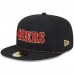 Бейсболка San Francisco 49ers New Era Black 2025 Rivalries Collection Sideline Rope 59FIFTY Бейсболка San Francisco 49ers New Era Black 2025 Rivalries Collection Sideline Rope 59FIFTY