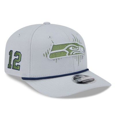 Бейсболка Seattle Seahawks New Era Wolf Gray 2025 Rivalries Collection Sideline 9SEVENTY