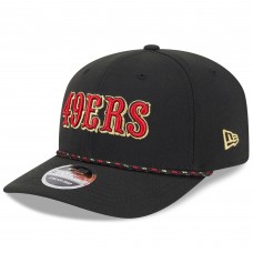 Бейсболка San Francisco 49ers New Era Black 2025 Rivalries Collection Sideline 9SEVENTY
