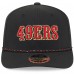 Бейсболка San Francisco 49ers New Era Black 2025 Rivalries Collection Sideline 9SEVENTY