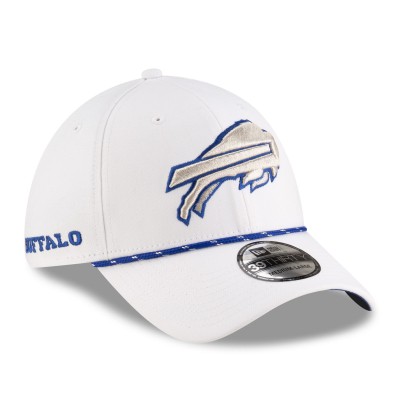 Бейсболка Buffalo Bills New Era White 2025 Rivalries Collection Sideline 39THIRTY