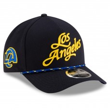 Бейсболка Los Angeles Rams New Era Midnight Blue 2025 Rivalries Collection Sideline A-Frame 9FORTY