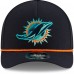 Бейсболка Miami Dolphins New Era Pitch Blue 2025 Rivalries Collection Sideline A-Frame 9FORTY