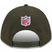 Бейсболка New York Jets New Era Gotham Green 2025 Rivalries Collection Sideline A-Frame 9FORTY