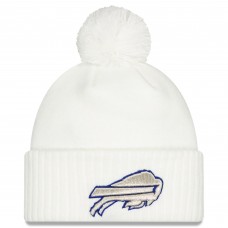 Шапка с помпоном Buffalo Bills New Era White 2025 Rivalries Collection Sideline