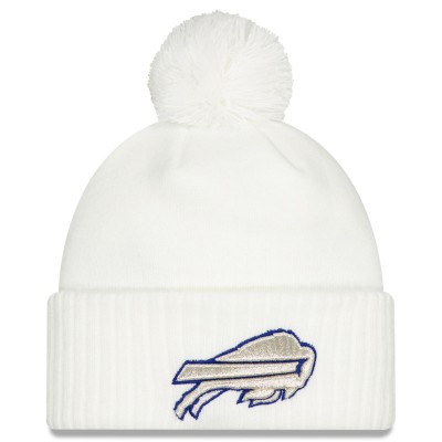 Шапка с помпоном Buffalo Bills New Era White 2025 Rivalries Collection Sideline