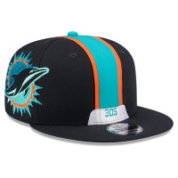 Бейсболка Miami Dolphins New Era Rivalries Collection Fan Pack Helmet 9FIFTY - Navy