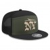 Бейсболка New York Jets New Era Gotham Green 2025 Rivalries Collection Team Split Panel 9FIFTY Snapback