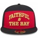 Бейсболка San Francisco 49ers New Era Scarlet/Black 2025 Rivalries Collection Team Split Panel 9FIFTY Snapback
