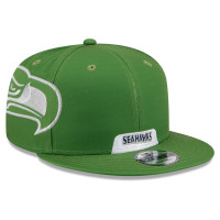 Бейсболка Seattle Seahawks New Era Rivalries Collection Fan Pack Helmet 9FIFTY - Green