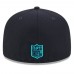 Бейсболка Miami Dolphins New Era Pitch Blue 2025 Rivalries Collection Fan Pack 59FIFTY