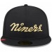 Бейсболка San Francisco 49ers New Era Black 2025 Rivalries Collection Fan Pack 59FIFTY