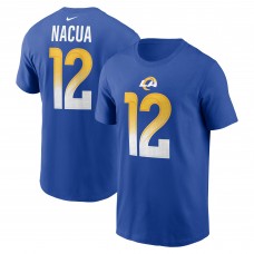 Puka Nacua Los Angeles Rams Nike Player Name & Number T-Shirt - Royal Puka Nacua Los Angeles Rams Nike Player Name & Number T-Shirt - Royal