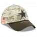 Бейсболка Dallas Cowboys New Era Camo 2025 Salute to Service 39THIRTY