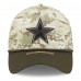 Бейсболка Dallas Cowboys New Era Camo 2025 Salute to Service 39THIRTY