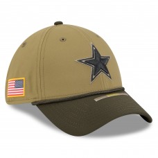 Бейсболка Dallas Cowboys New Era Green 2025 Salute to Service 39THIRTY