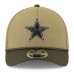 Бейсболка Dallas Cowboys New Era Green 2025 Salute to Service 9FORTY A-Frame M-Crown