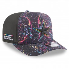 Бейсболка Dallas Cowboys New Era Black 2025 NFL Crucial Catch A-Frame 9FIFTY Snapback