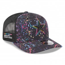 Бейсболка Dallas Cowboys New Era Black 2025 NFL Crucial Catch 9SEVENTY