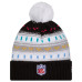 Женская шапка с помпоном Dallas Cowboys New Era 2025 NFL Crucial Catch Cuffed - Black