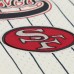 San Francisco 49ers Jerry Rice Mitchell & Ness Cream Name & Number Mesh Button-Up Baseball Jersey