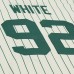 Green Bay Packers Reggie White Mitchell & Ness Cream Name & Number Mesh Button-Up Baseball Jersey