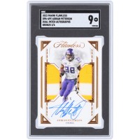 Adrian Peterson Minnesota Vikings Autographed 2023 Panini Flawless Bronze Dual 2 Color Relic #DPA-APE #3/6 SGC Authenticated 9 Card