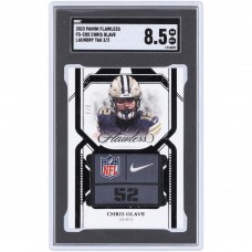 Chris Olave New Orleans Saints 2023 Panini Flawless Laundry Tag Relic #FS-COE #3/3 SGC Authenticated 8.5 Card