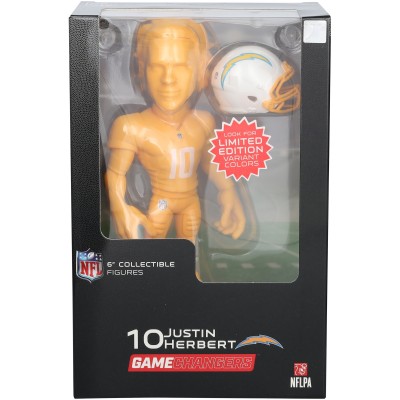 Justin Herbert Los Angeles Chargers smALL-STARS Series 3 GameChangers Rare Solid Color Variant 6 Vinyl Figurine
