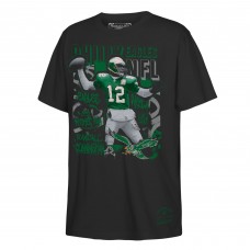 Подростковая Philadelphia Eagles Randall Cunningham Mitchell & Ness Black Star Player T-Shirt