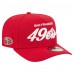 Бейсболка San Francisco 49ers New Era Scarlet Local Play A-Frame 9FIFTY Snapback